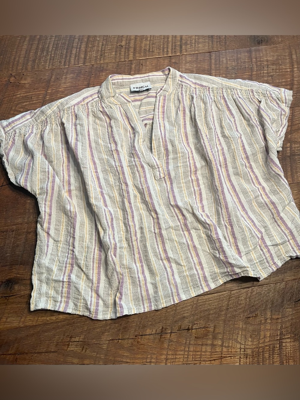 Linen striped shirt